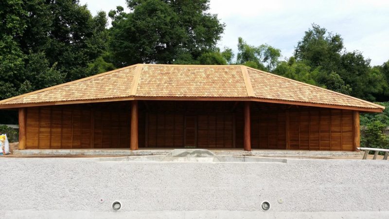 Custom designed carport in Thailand
