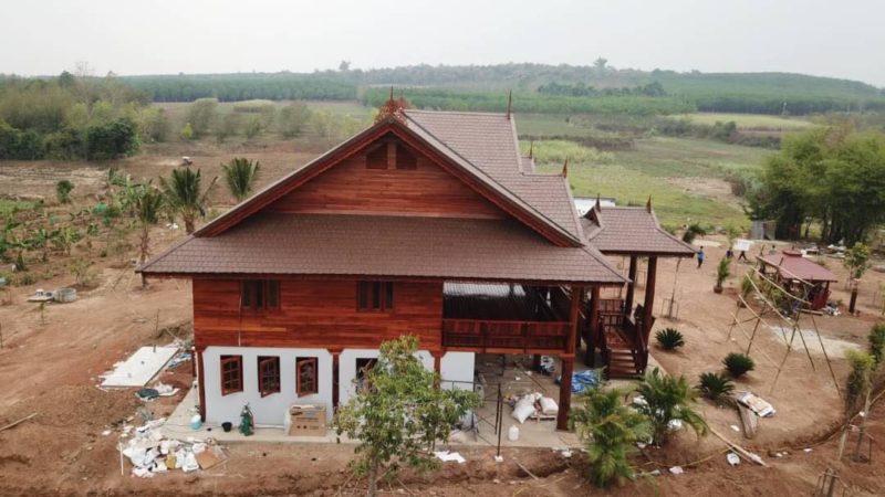 Traditional Thai home in central Thailand